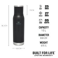 Boca STANLEY Adventure To-Go Bottle, 1.0l, crna