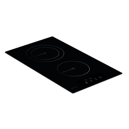 Ugradbena ploča TESLA HV3200SB, električna, 30 cm, 2 zone, staklokeramika, crna