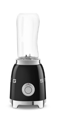 Blender mini SMEG PBF01BLEU, 300 W, 0,6 l, crni