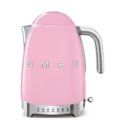 Kuhalo za vodu SMEG KLF04PKEU, 3000 W, 1,7 l, roza