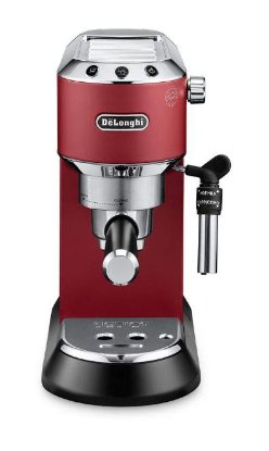 Aparat za kavu DE'LONGHI Dedica EC685.R, espresso, 1300W, 15 bara, crveni
