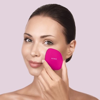 Četka za lice GESKE Facial Brush, 4u1, magenta