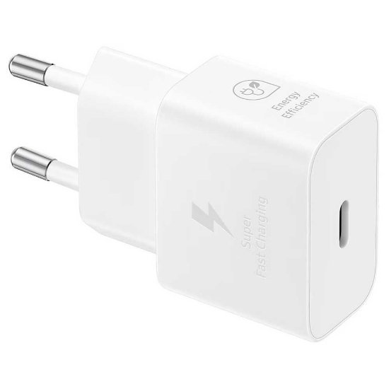 Kućni punjač SAMSUNG T2510, 25W, USB-C, USB-C kabel, bijeli