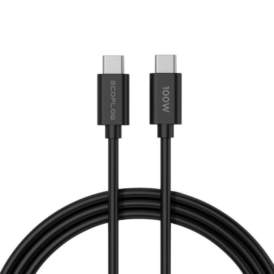 Kućni punjač ECOFLOW Rapid GaN, 65W, USB-A, 2XUSB-C, crno-sivi