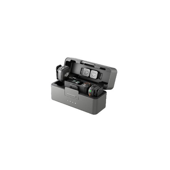 Mikrofon DJI Mic 3 (2 TX + 1 RX + Charging Case), bežični, crni