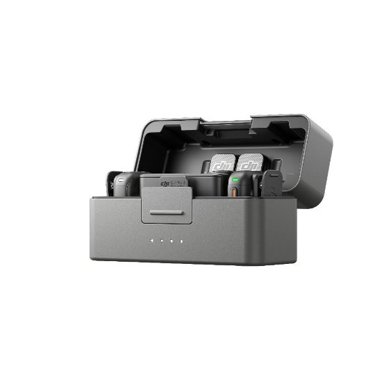 Mikrofon DJI Mic 3 (2 TX + 1 RX + Charging Case), bežični, crni