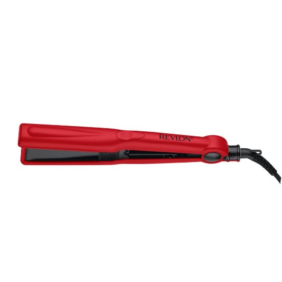 Pegla za kosu REVLON Smooth Results, do 200 °C, crvena + ČETKA ZA KOSU GRATIS