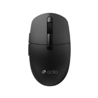 Miš OCTIO Style M390WBT, optički, bežični, 1600dpi, crni