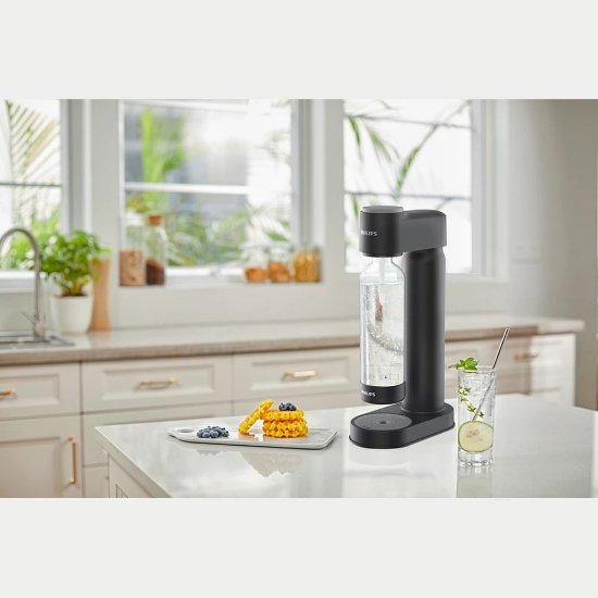 Uređaj za gaziranje vode PHILIPS Sodamaker Lite ADD4901BK/10, crni