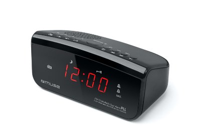 Radio budilica MUSE M-12CR, crna