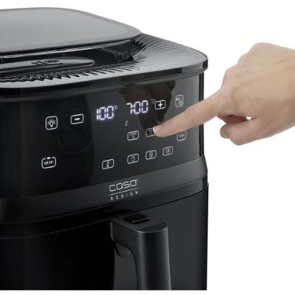 Friteza na vrući zrak CASO DESIGN AirFry & Steam 700, 1700W, 7 l, crna