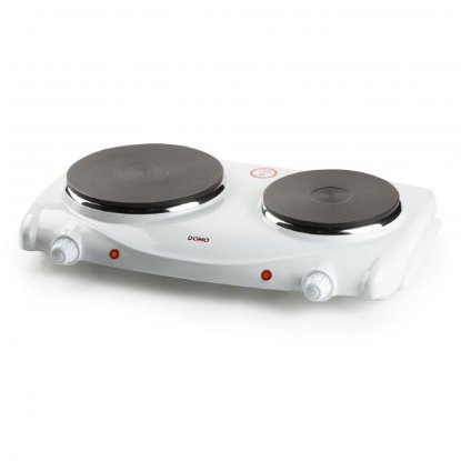 Električno kuhalo DOMO DO310KP, dvostruko, 2500 W, bijelo