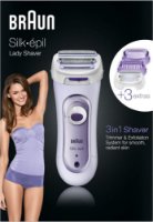 Depilator BRAUN LS 5560, Silk-épil, 3 nastavka