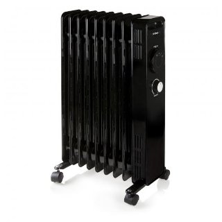 Radijator DOMO DO7327R, 2000 W, 9 članaka, do 45 m3, crni