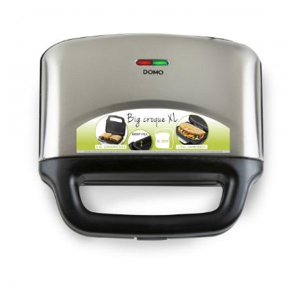 Toster DOMO DO9195C, Big Croque XL, 900 W, 2 tosta, crni