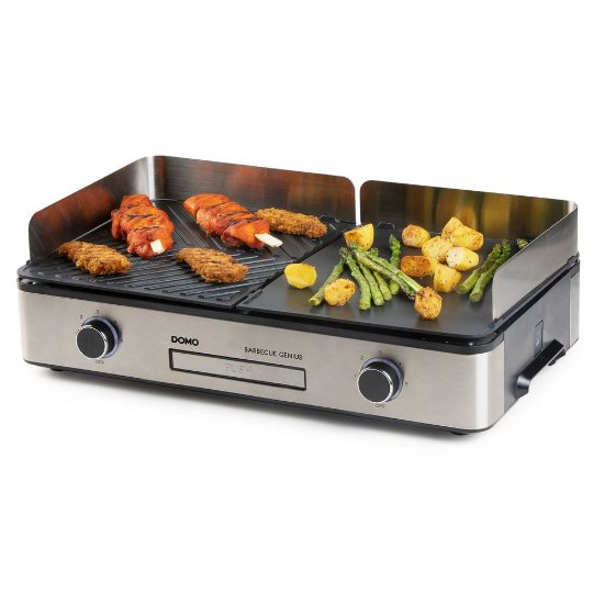 Roštilj električni DOMO Barbecue Genius, 2400W, sivi