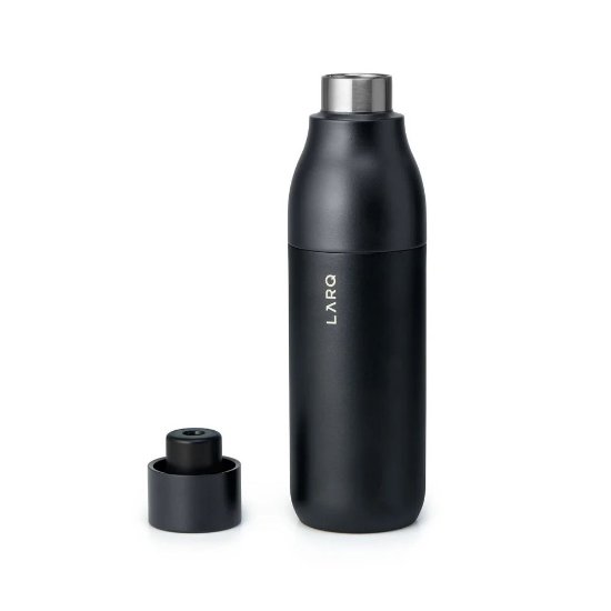 Termos boca LARQ PureVis, antibakterijska, UV, 0.74l, crna