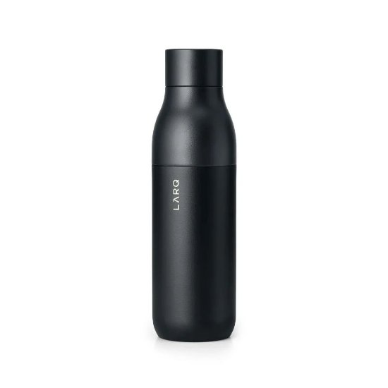 Termos boca LARQ PureVis, antibakterijska, UV, 0.74l, crna