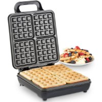 Aparat za vafle VONSHEF 2013307, 1100 W, za 4 kom, inox