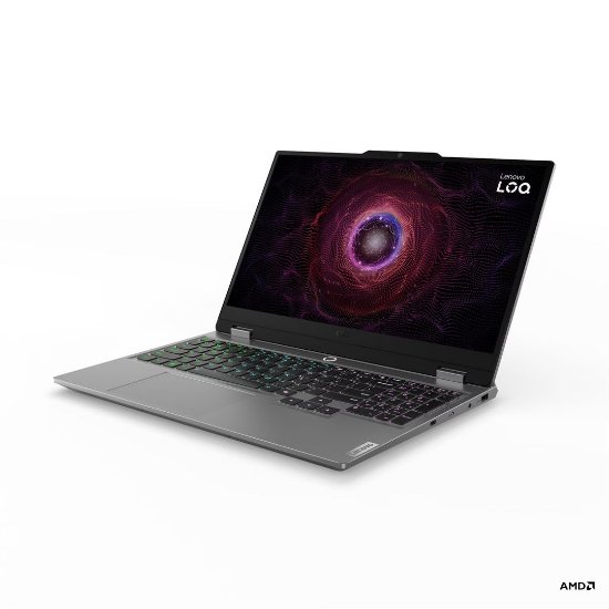 Laptop LENOVO LOQ 83JC00G0SC / Ryzen 5 7235HS, 24GB, 1TB SSD, nVidia GeForce RTX 3050, 15.6" FHD 144Hz IPS, bez OS, sivi