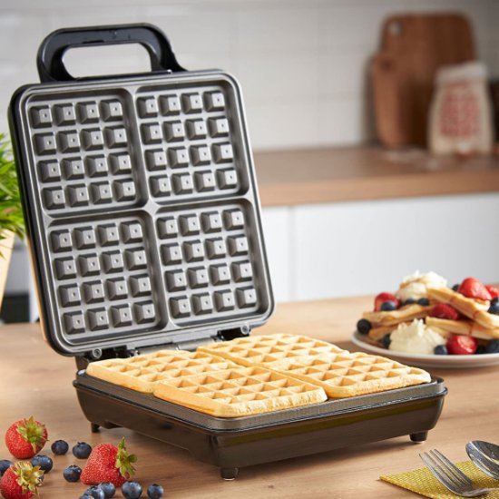 Aparat za vafle VONSHEF 2013307, 1100 W, za 4 kom, inox