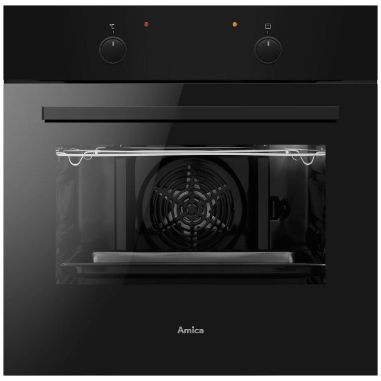 Ugradbena pećnica AMICA 10222.3EHbSm Fine Design, 62 l, parno čišćenje, energetski razred A, crna mat