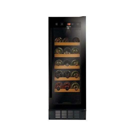 Hladnjak za vino AMICA WCF1K30B20.1, 20 boca, 82 cm, 57 l, energetski razred G, crni