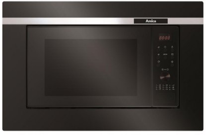 Ugradbena mikrovalna pećnica AMICA AMG20BF, 20 l, 700 W, Grill, crna