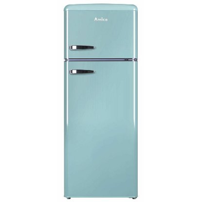 Hladnjak AMICA KGC15632T, Retro, 144 cm, 162/44 l, energetski razred E, plavi