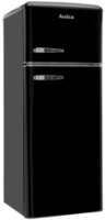 Hladnjak AMICA KGC15634S, kombinirani, 144 cm, 162/44 l, AutoDefrost, energetski razred E, crni