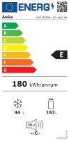 Hladnjak AMICA KGC15630R, kombinirani, 144 cm, 162/44 l, AutoDefrost, energetski razred E, crveni