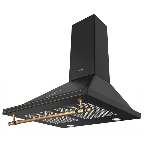 Kaminska kuhinjska napa AMICA OKC 6212 RA, Retro, 60 cm, 635 m3/h, energetski razred B, antracit crna