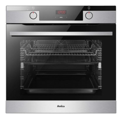Ugradbena pećnica AMICA ED37617X, katalitička, 77 l, energetski razred A, inox
