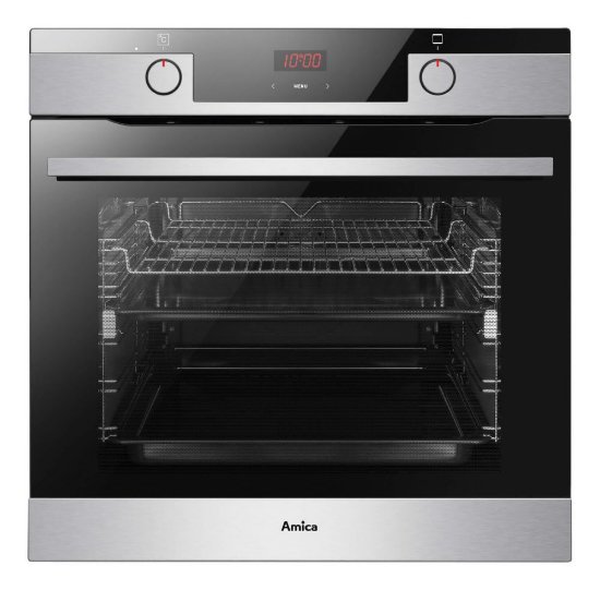 Ugradbena pećnica AMICA ED37617X, katalitička, 77 l, energetski razred A, inox