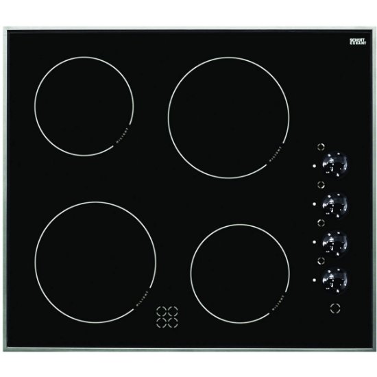 Ugradbena ploča AMICA PG4VQ133, struja, 60 cm, 4 polja, staklokeramika, crna