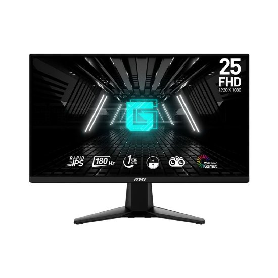 Gaming monitor 25" MSI G255F, FHD, IPS, 180Hz, 1ms, 300cd/m2, crni