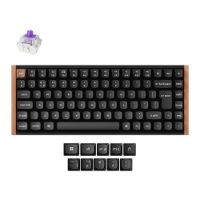 Tipkovnica KEYCHRON K2 HE Special Edition, RGB, Gateron 2.0 magnetic switch, UK Layout, bežična, crna