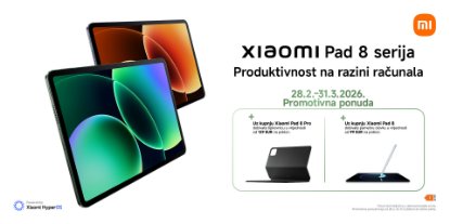 Prikažite detalje za Xiaomi Pad 8 je stigao – kupi odmah i preuzmi svoj poklon!
