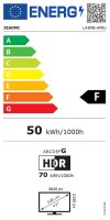 QLED TV 43" XIAOMI A Pro 43, Smart TV, 4K UHD, USB, LAN, Wi-Fi, BT, sivi - energetski razred F