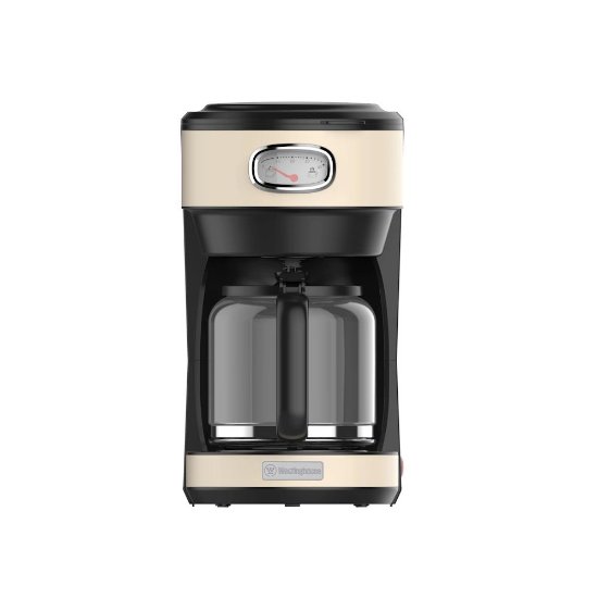 Aparat za kavu WESTINGHOUSE Retro, 1000 W, filter kava, do 10 šalica, 1,25l, bijeli