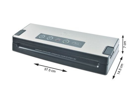 Aparat za vakumiranje SOLIS SOL 92221, 110 W, 0,8 bara, sivi