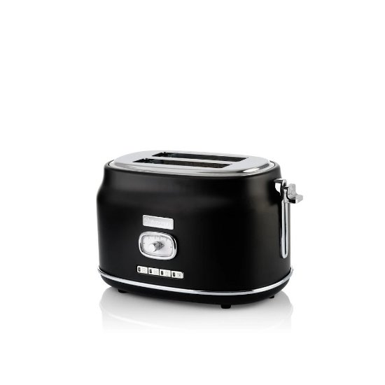 Toster WESTINGHOUSE Retro 2 Slice, 2 utora, 815 W, crni