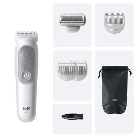 Trimer za tijelo BRAUN BG5550, za mokro i suho, bijeli