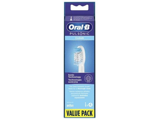 Zamjenske glave četkice za zube ORAL-B Pulsonic refills 4ct Clean