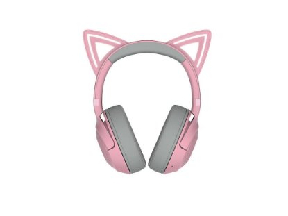 Slušalice RAZER Kraken Kitty BT V2 Quartz, bežične, Bluetooth, roze