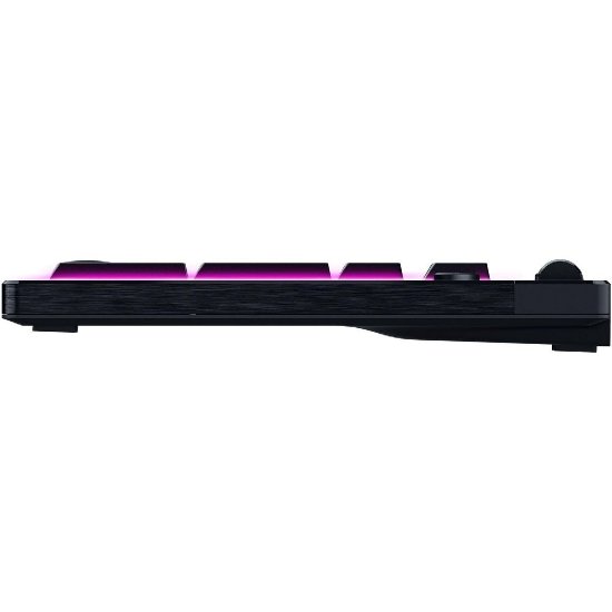 Tipkovnica RAZER BlackWidow V4 HyperSpeed, mehanička, low profile Orange switch, RGB, UK Layout, crna, USB