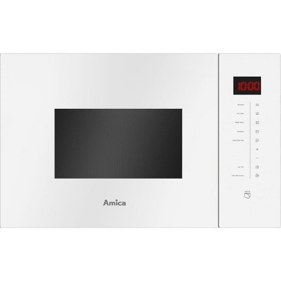 Ugradbena mikrovalna pećnica AMICA AMMB25E2SGW, X-TYPE, 25 l, 900 W, Grill, bijela