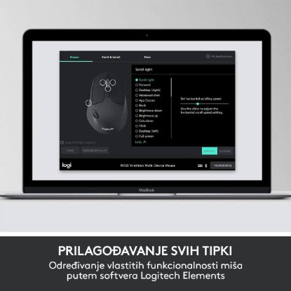 Tipkovnica + miš LOGITECH MK850 Wireless Desktop, bežična, crna, Unifying receiver USB