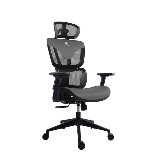 Uredska stolica BIT FORCE Cozy LM-2D, crno-siva