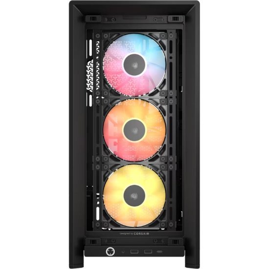 Kućište CORSAIR Frame 4000D RS ARGB, window, MIDI, ATX, crno, bez napajanja